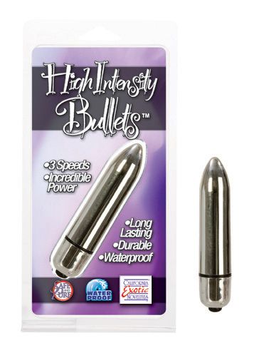 SE0075-05-2 California Exotics High Intensity Bullet Silver