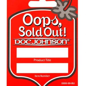 D0999-99 BU Doc Johnson Re-Order Tags