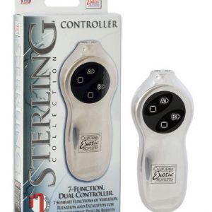 SE1099-22-3 California Exotics Sterling Collection 7 Function Dual Controller