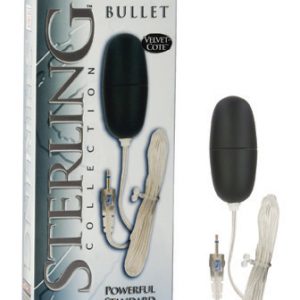 SE1099-32-3 California Exotics Sterling Collection Velvet-Cote Bullet