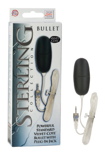 SE1099-32-3 California Exotics Sterling Collection Velvet-Cote Bullet