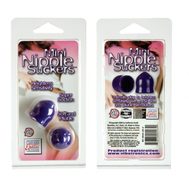 SE2644-25-2Mini Nipple Suckers - Purple