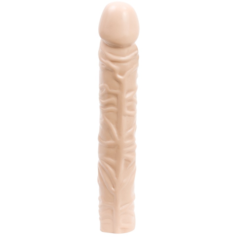 D0263-01 CL  Doc Johnson 10” Classic Dong White