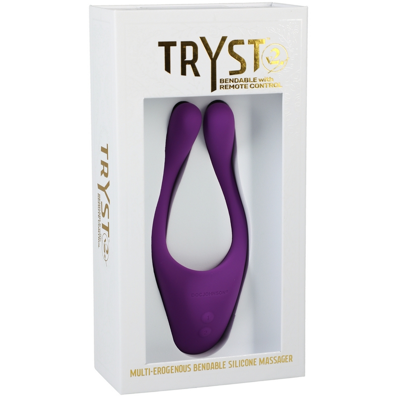 D0990-15 BX Doc Johnson Tryst V2 Bendable with Remote Purple