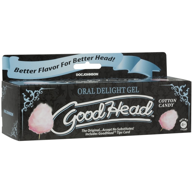D1360-09 BX Doc Johnson 4 oz. GoodHead™ Oral Delight Gel Cotton Candy