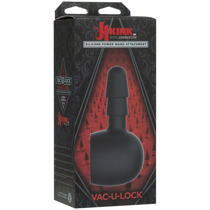 D2400-02 BX Doc Johnson Kink Silicone Wand Attachment Vac-U-Lock