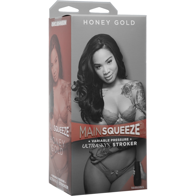 D5200-22 BX Doc Johnson Main Squeeze Honey Gold Pussy
