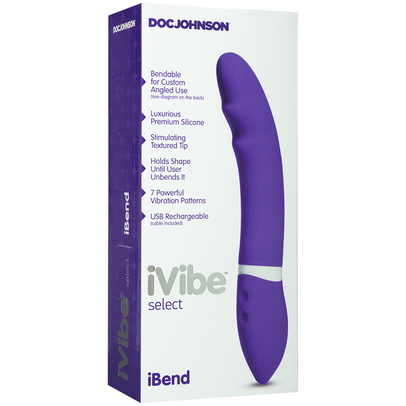 D6027-12 BX Doc Johnson iVibe Select iBend Purple