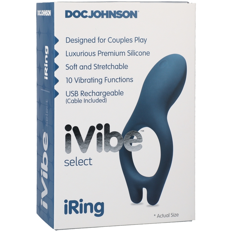 D6029-01 BX Doc Johnson iVibe Select i-Ring Marine Blue