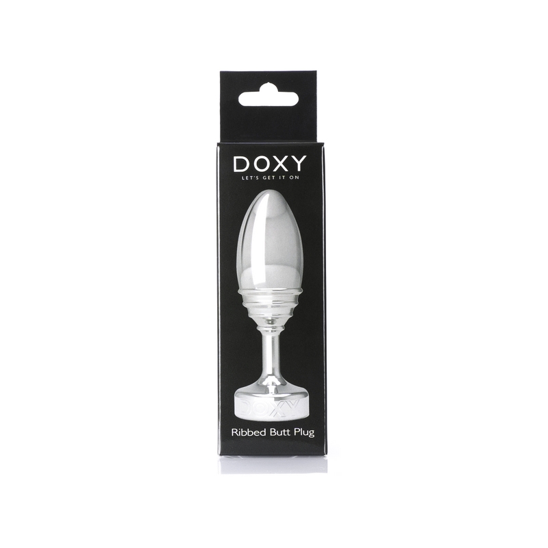 DX6001 DOXY Doxy Butt Plug RibbedNO FURTHER DISCOUNTS APPLY