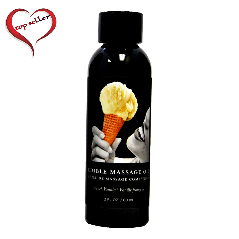 EB4601 Earthly Body 2 oz. Edible Massage Oil Vanilla