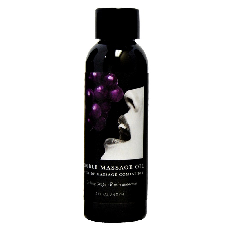 EB4604 Earthly Body 2 oz. Edible Massage Oil Grape