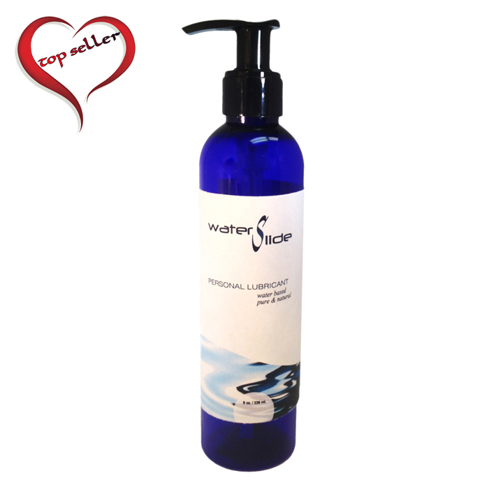 EB9004  Earthly Body 8 oz. Waterslide All Natural Lubricant Pump Bottle