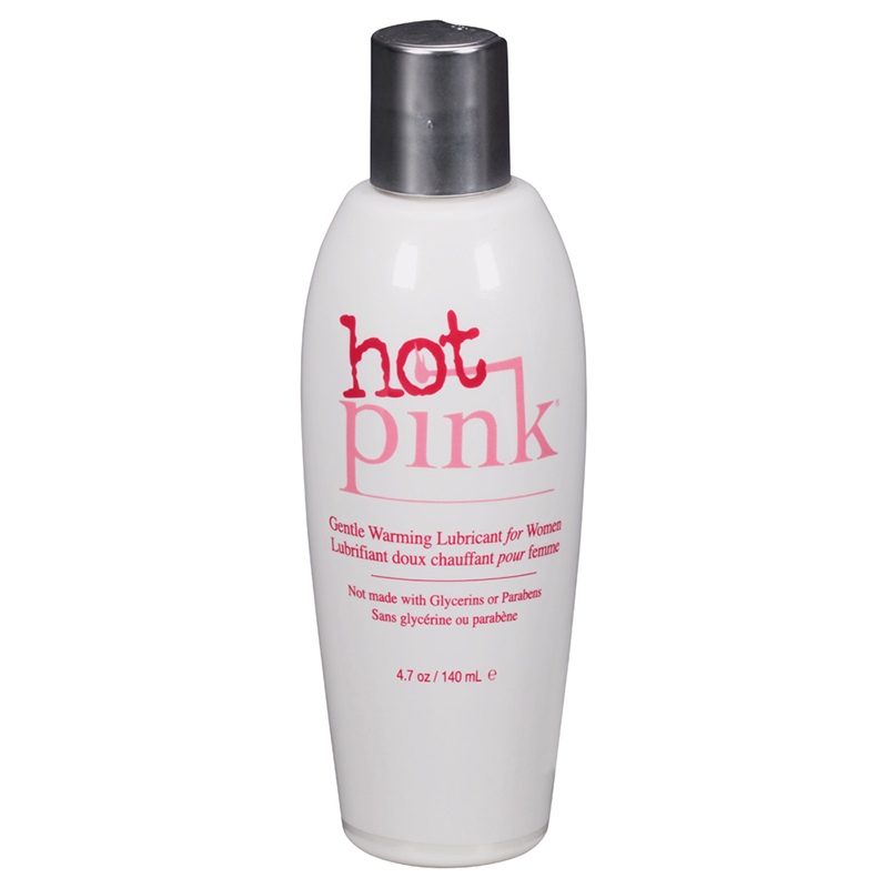 EM1554 Empowered Products 4.7 oz Hot Pink Warming  Water Based Lube