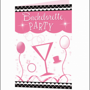 HP2238 Hott Products Bachelorette Party Invitation Cards10 Pack SALE PRICEDWHILE STOCK LASTS