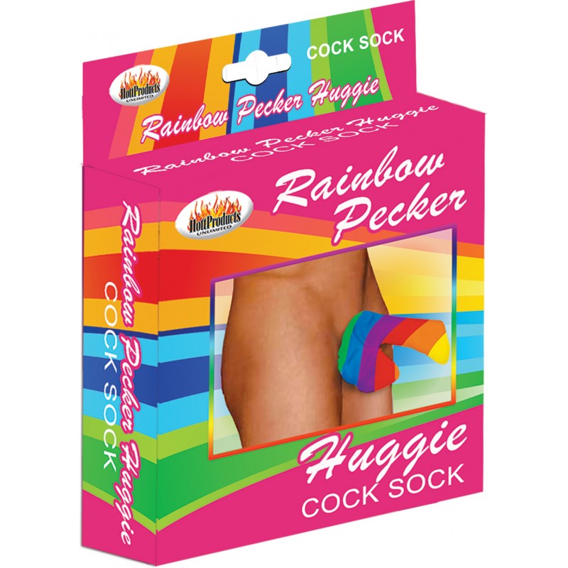 HP2981 Hott Products Rainbow Pecker Huggie Cock Sock