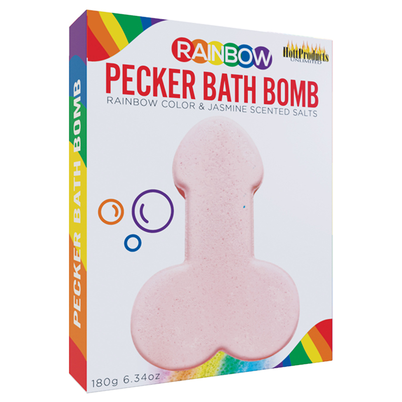 HP3306 Hott Products Rainbow Pecker Bath Bomb