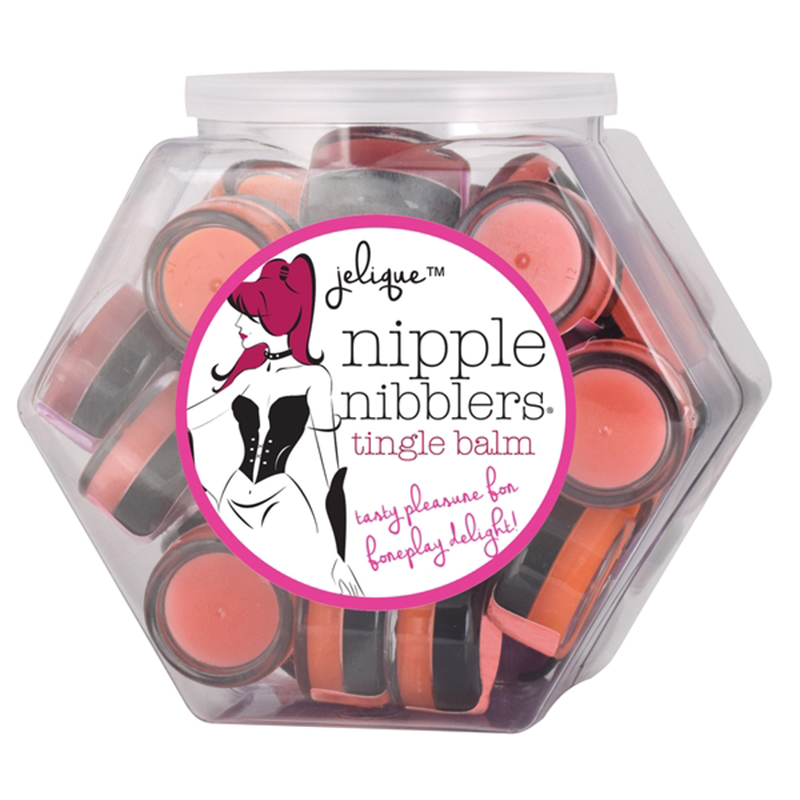 JEL2500-99 Jelique Products 3 g. Nipple Nibblers Tingle Balm Mixed Bowl of 36