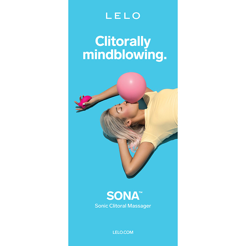 L5976 Lelo Sona Retail Banner 31.5 x 70.9 Inches ONE PER STORE ONLY