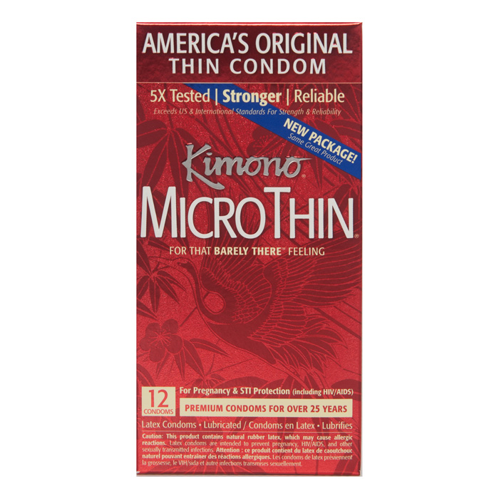 M05012 Kimono Micro Thin Condom12 Pack