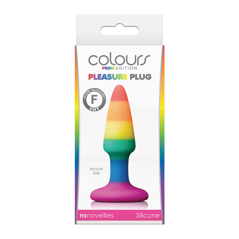 NSN0408-51 NS Novelties Colours Pride Edition Pleasure Plug Mini Rainbow
