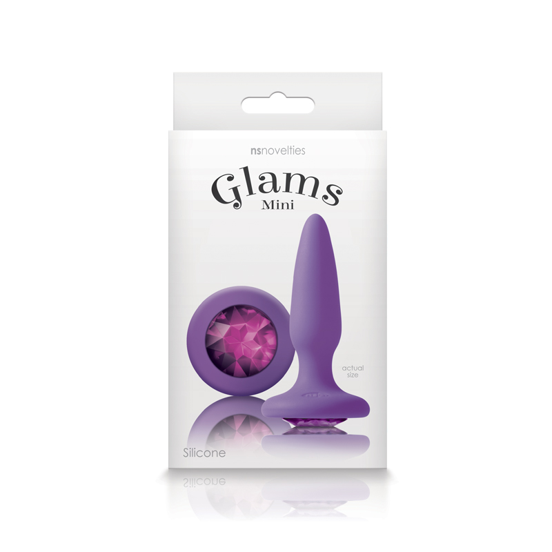 NSN0510-75 NS Novelties Glams Mini Purple Gem