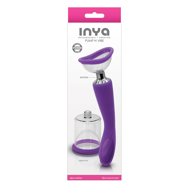 NEW NSN0554-45 NS Novelties Inya Pump & Vibe Purple