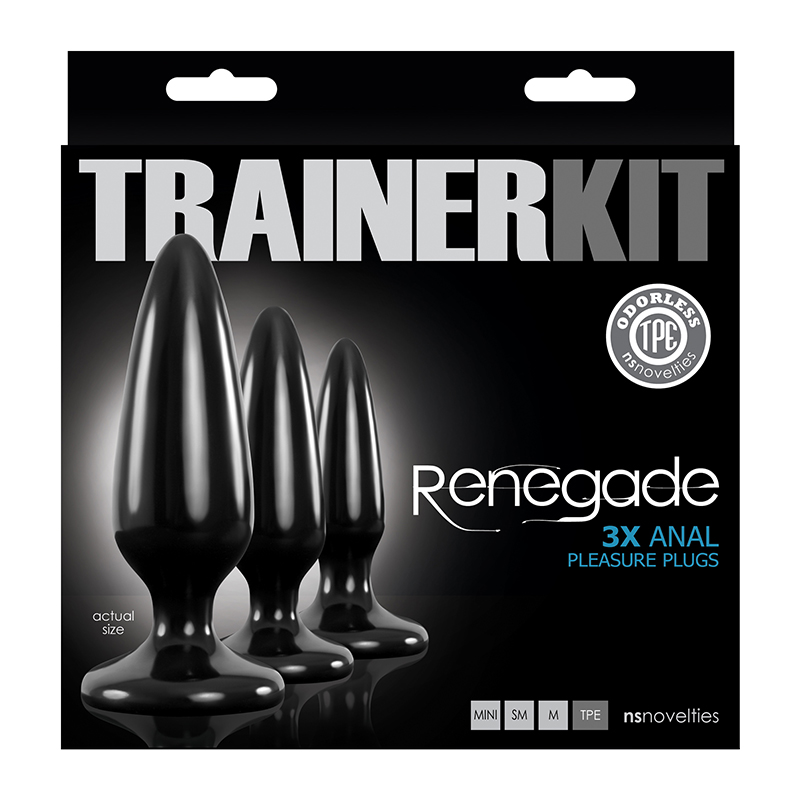 NSN1105-03 NS Novelties Renegade Pleasure Plug 3pc Trainer Kit
