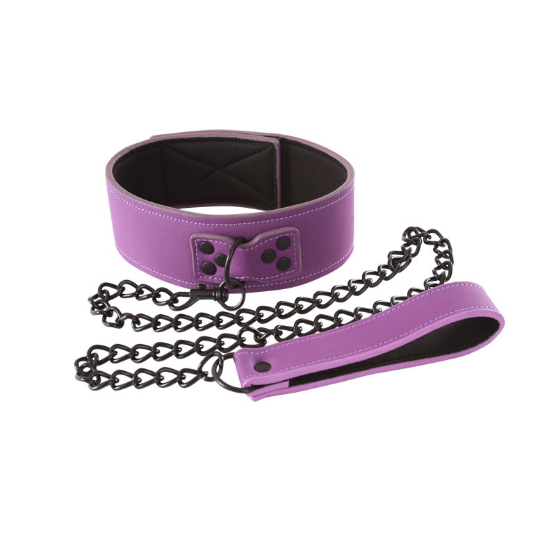 NSN1252-15 NS Novelties Lust Bondage Collar Purple