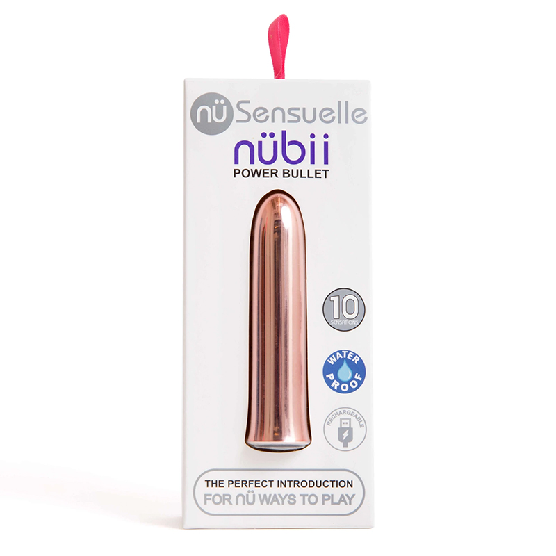 NEW NU01RG nu Sensuelle Nubii Bullet Rose Gold