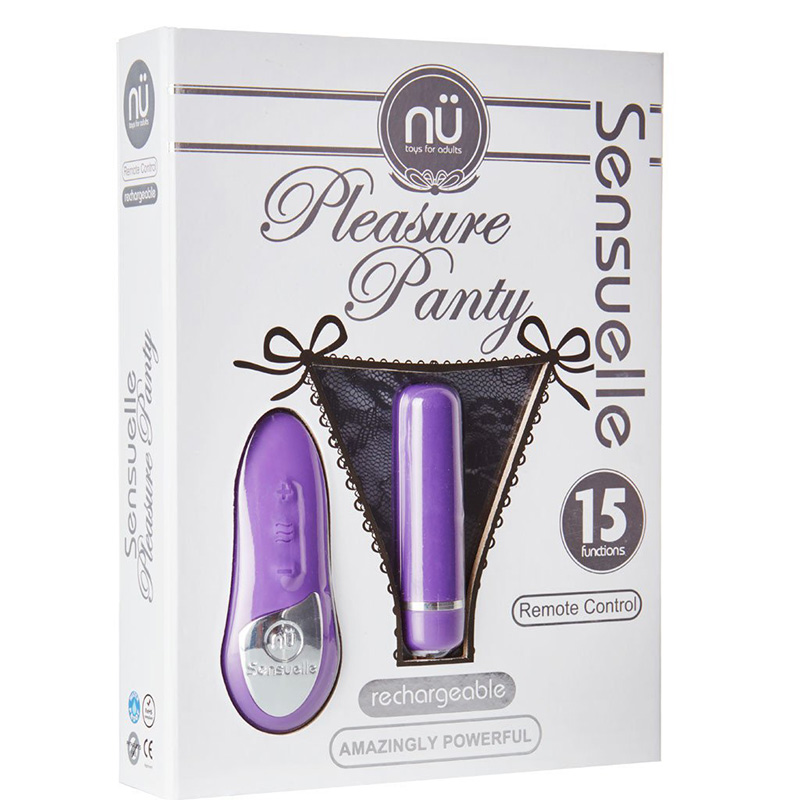 NUW55PU nu Sensuelle Pleasure Panty Purple