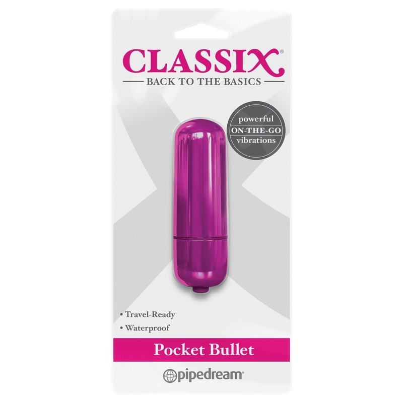 PD1960-11 Pipedream ProductsClassix Pocket Bullet Pink