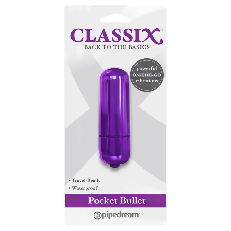PD1960-12 Pipedream ProductsClassix Pocket Bullet Purple