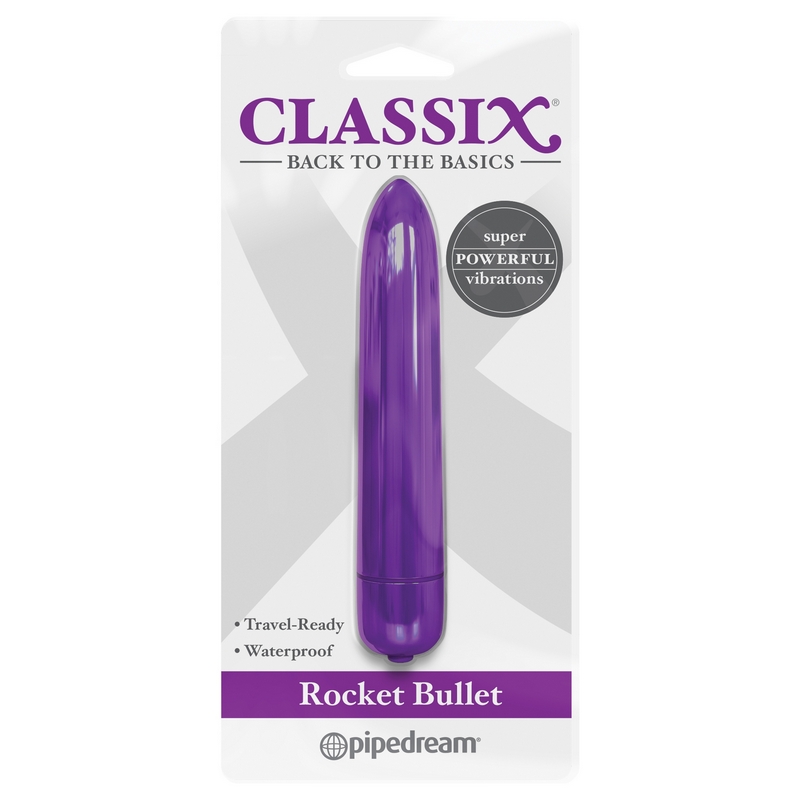 PD1961-12 Pipedream Products Classix Rocket Bullet Purple