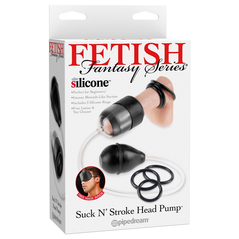 PD2103-23 Pipedream Products Fetish Fantasy Suck N’ Stroke Head Pump