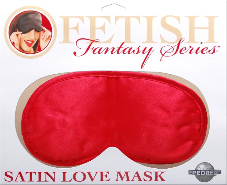 PD3903-15 Pipedream Products Fetish Fantasy Satin Love Mask Red