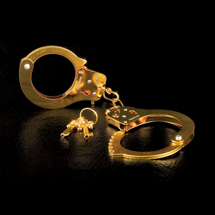 PD3987-27 Pipedream Products Fetish Fantasy Gold Metal Cuffs