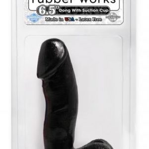 PD4220-23 Pipedream Products  Basix 6.5” Dong with Suction Cup Black