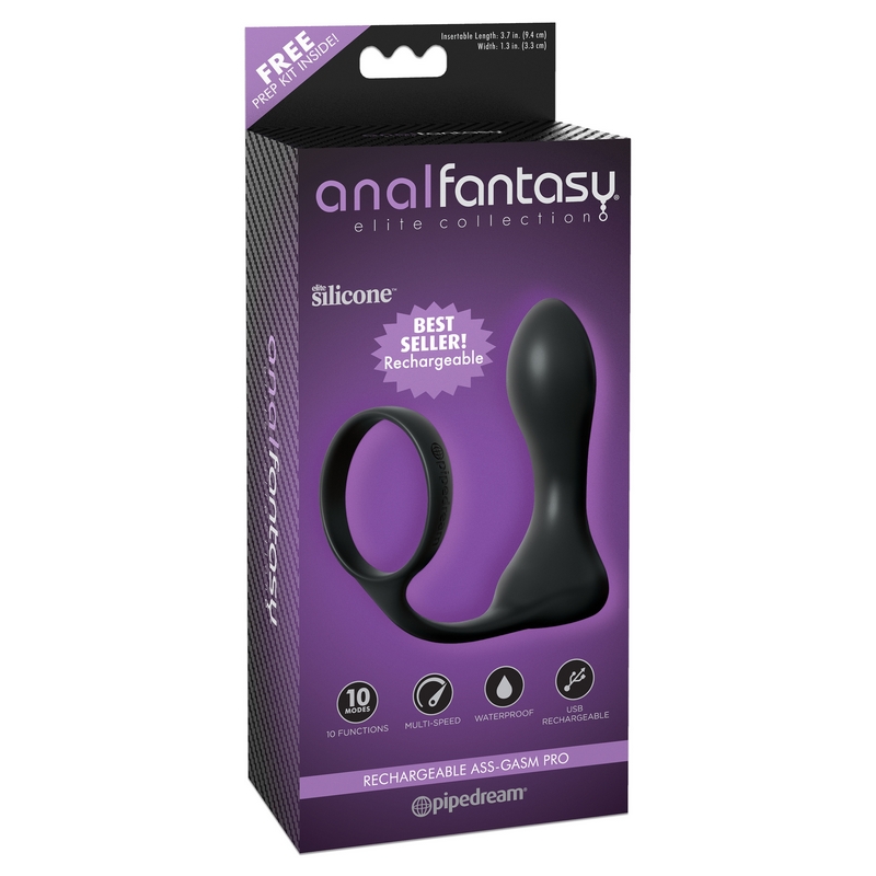 PD4776-23 Pipedream ProductsAnal Fantasy Elite Rechargeable Ass-Gasm Pro