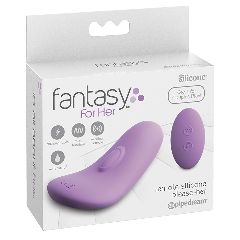 PD4935-12 Pipedream Products Fantasy For Her Remote Silicone Please-Her