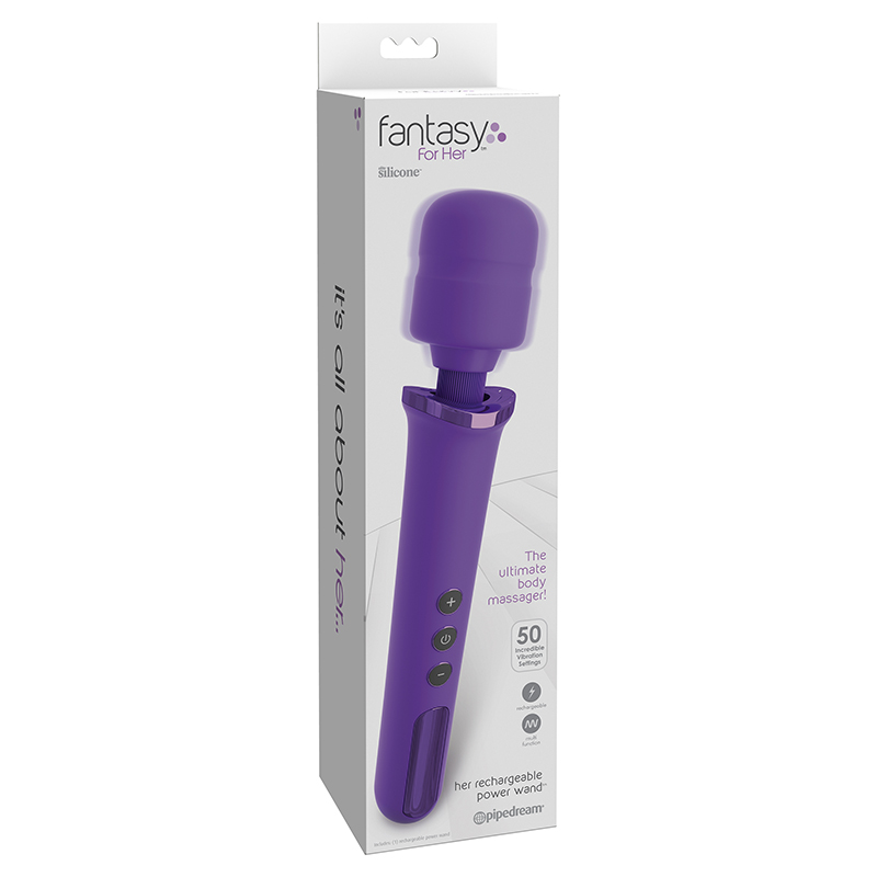 PD4953-12 Pipedream Products  Fantasy For Her Her Rechargeable Power Wand