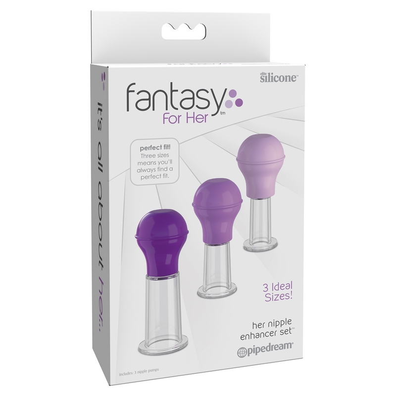 PD4960-12 Pipedream Products  Fantasy For Her Nipple Enhancer Set