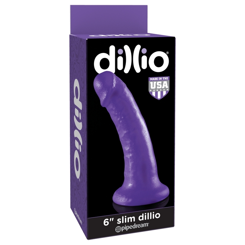 PD5305-12 Pipedream Products Dillio 6" Slim Purple