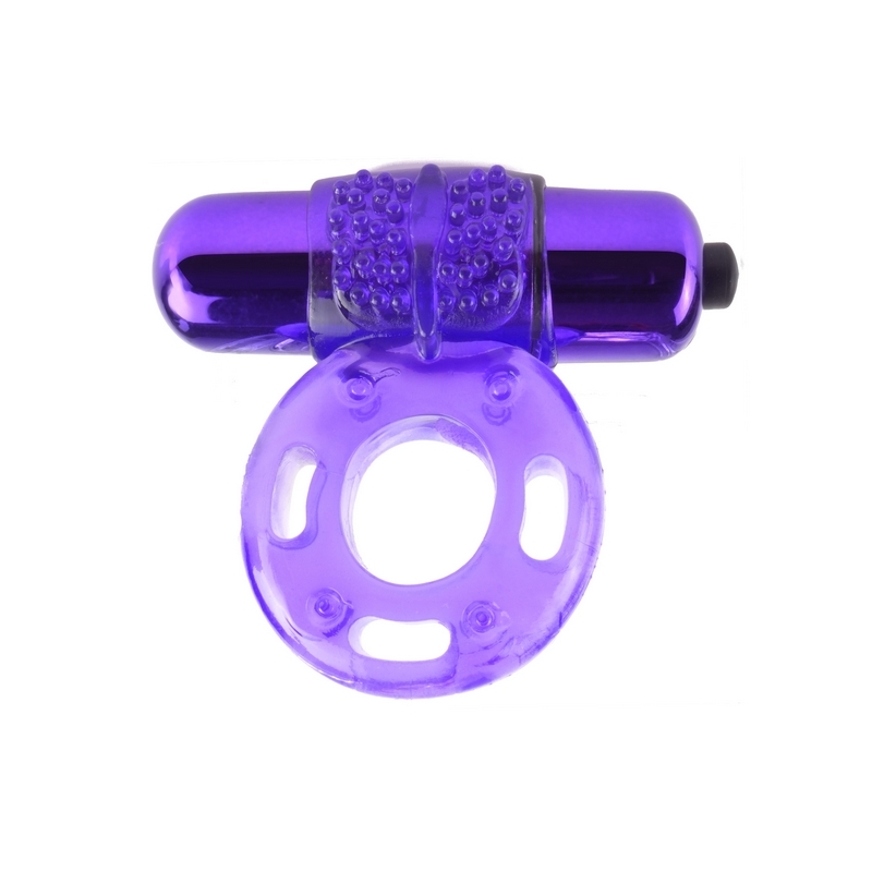PD5860-12 Pipedream Products Fantasy C-Ringz Vibrating Super Ring Purple