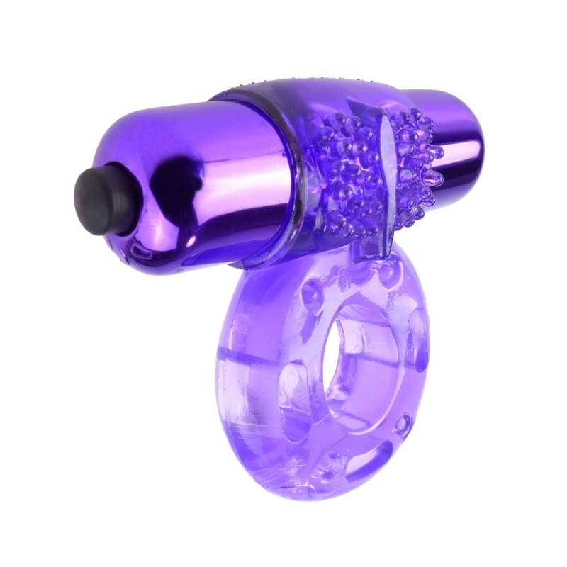 PD5860-12 Pipedream Products Fantasy C-Ringz Vibrating Super Ring Purple