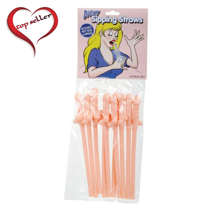 PD6203-01  Pipedream Products Dicky Sipping Straws