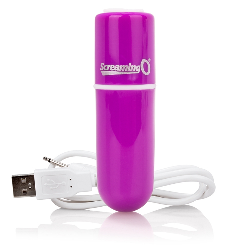 SCAMV-PU110 Screaming O Charged Vooom Rechargeable Bullet Vibe Purple