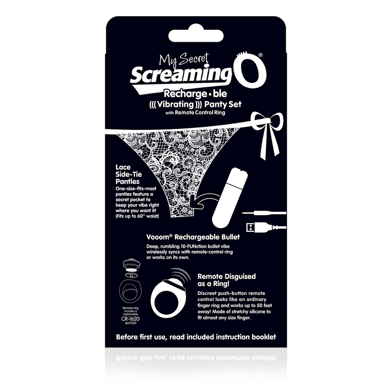 SCAPTY-BL-110 Screaming O My Secret Charged Remote Control Panty
