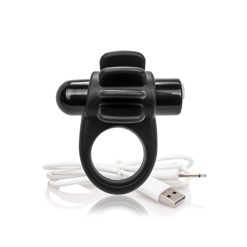 SCASK-BL-110 Screaming O Charged Skooch Ring Black