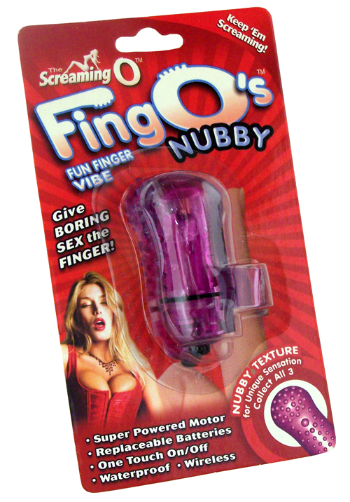 SCFNGO110-P  Screaming O The Fing O'sPurple Nubby Texture